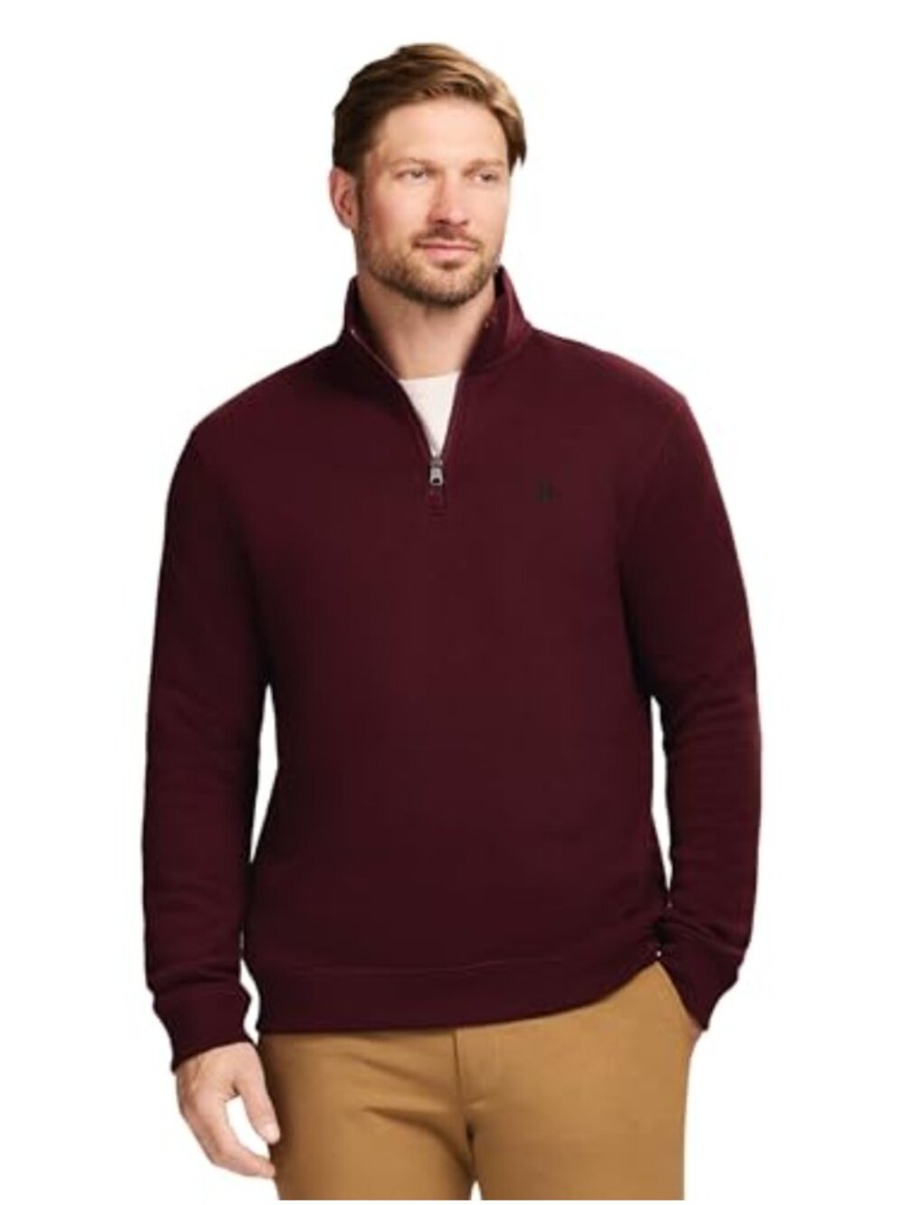 Mens Advantage Performance Quarter Zip Fleece Pullover Sweatshirt